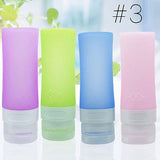 80ml Silicone Refillable Portable Mini Traveler Packing Bottle Storage